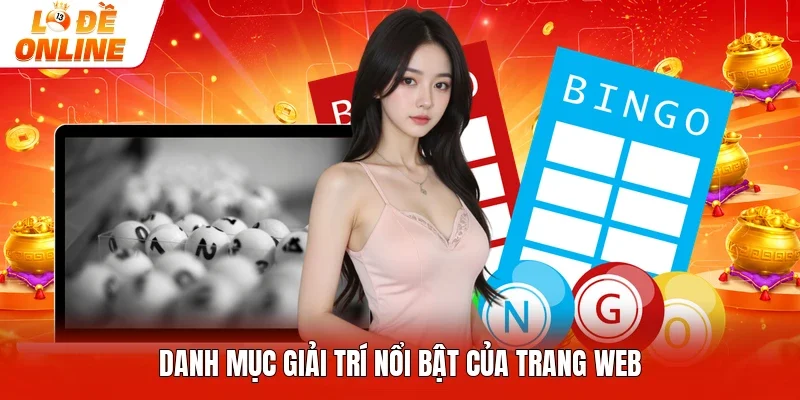 Danh mục giải trí nổi bật của trang web